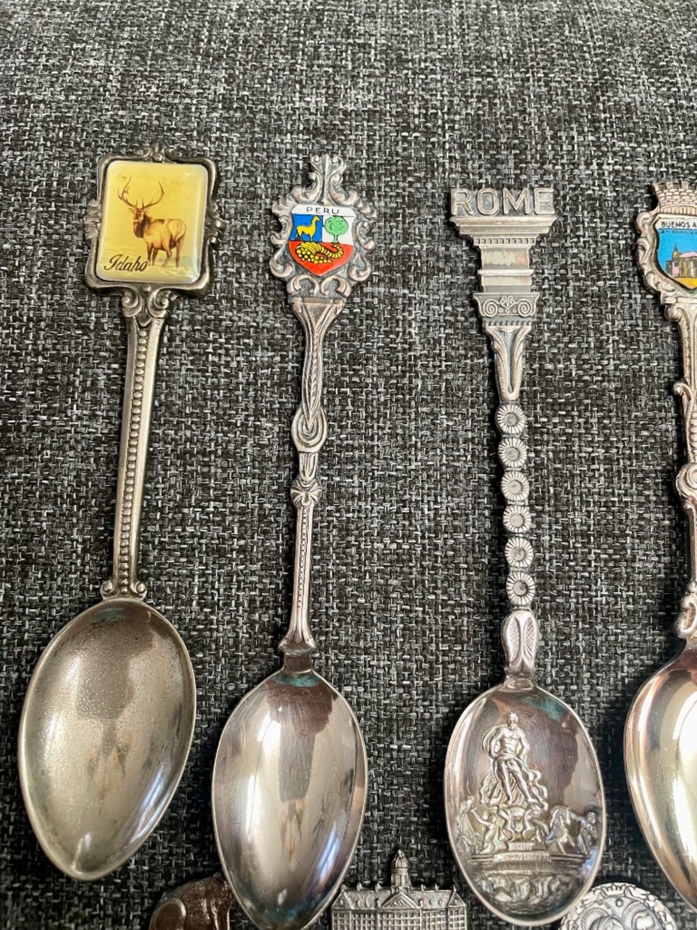 Lot of 23 Silver Plated Souvenir Spoons - Picture 3 of 13